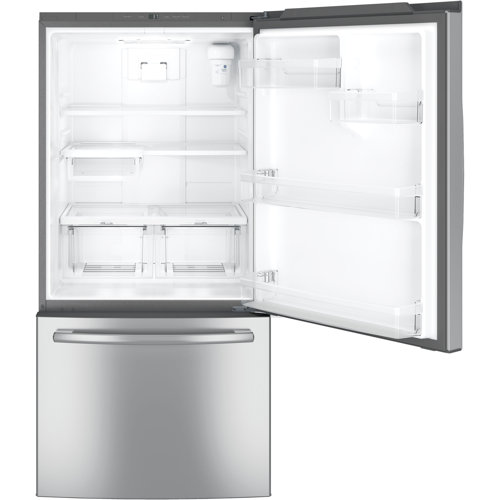 GE Appliances 33" Energy Star Bottom Freezer 24.8 cu. ft. Refrigerator